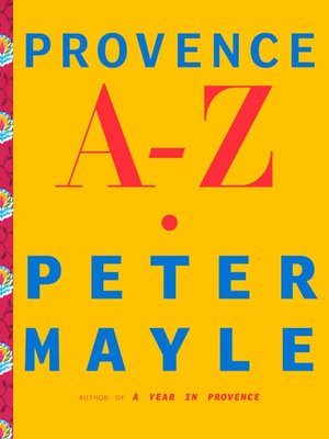cover image of Provence A-Z
